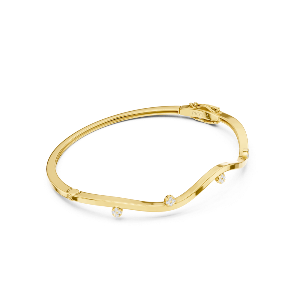 Ondessa Diamond Wave Bracelet