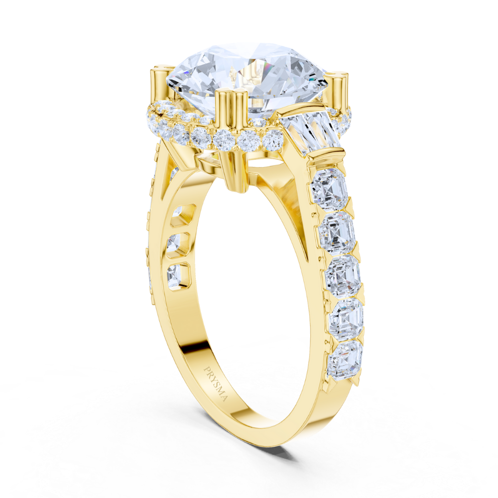 Grandeur Halo Diamond Ring