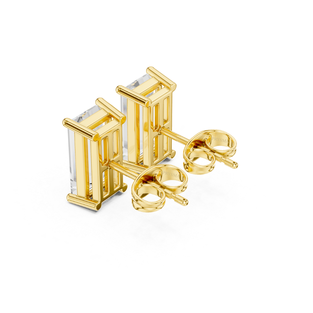 Luxe Baguette Diamond Studs