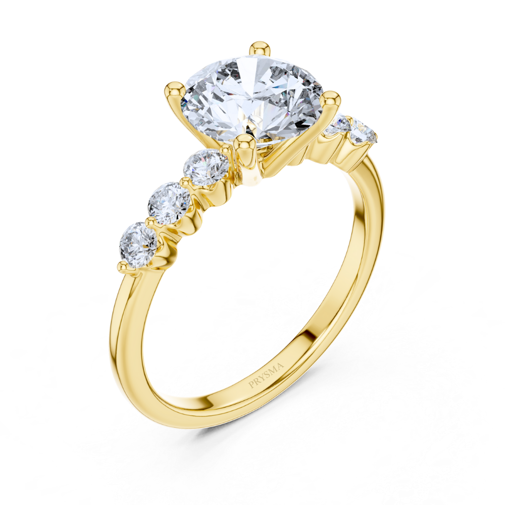 Radiant Harmony Solitaire Ring