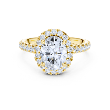 Luminara Diamond Pave Halo Ring