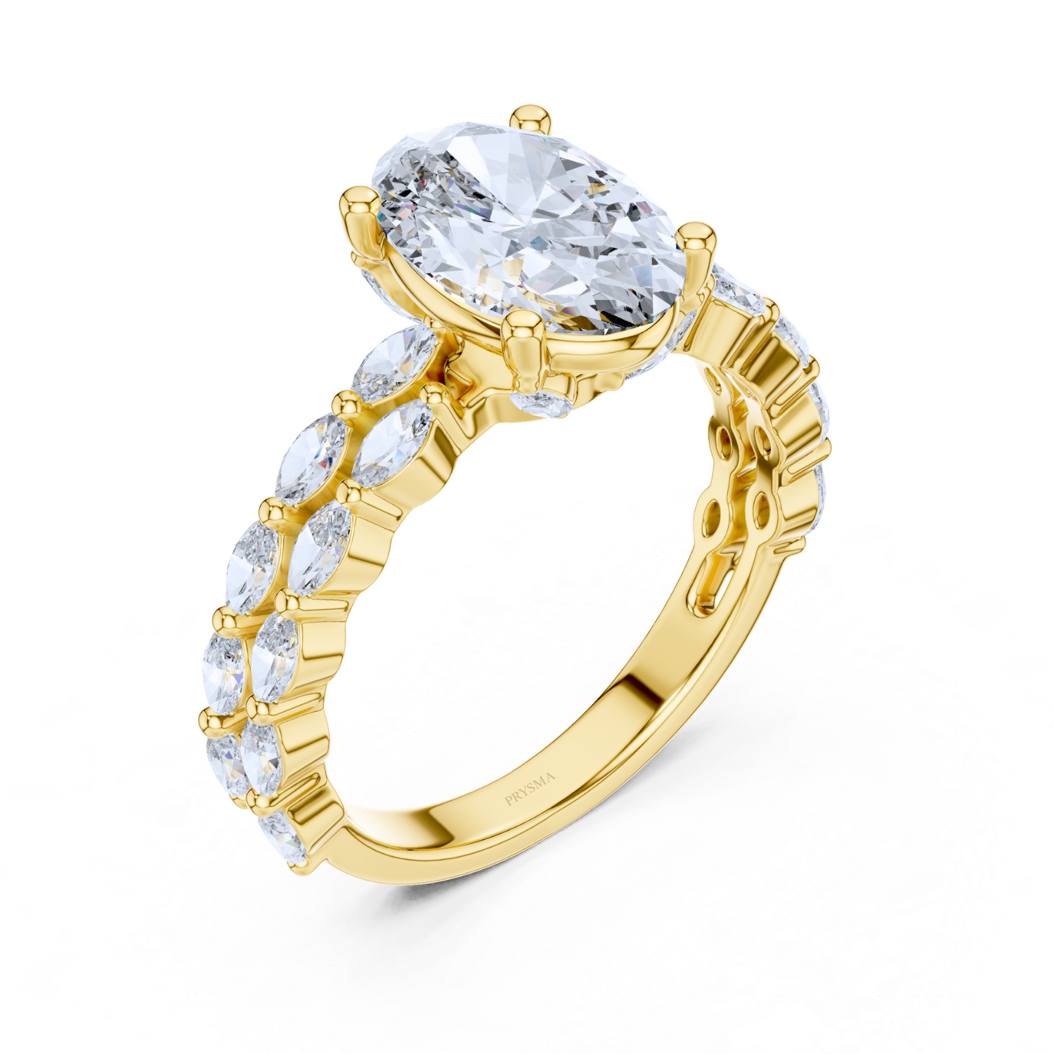 Oval-Cut Diamond Eternity Ring