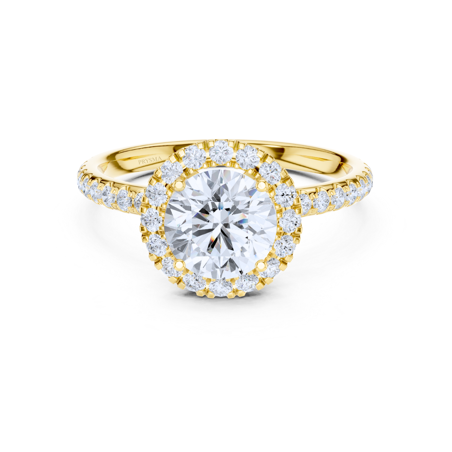 Luminelle Round Halo Ring
