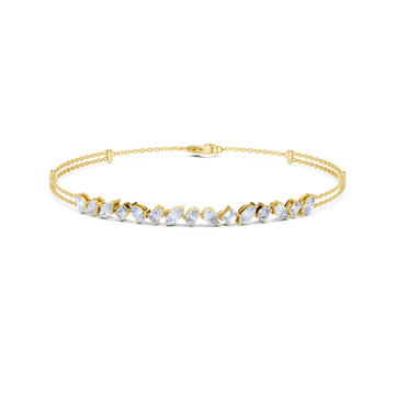Radiant Harmony Mixed-Cut Bracelet