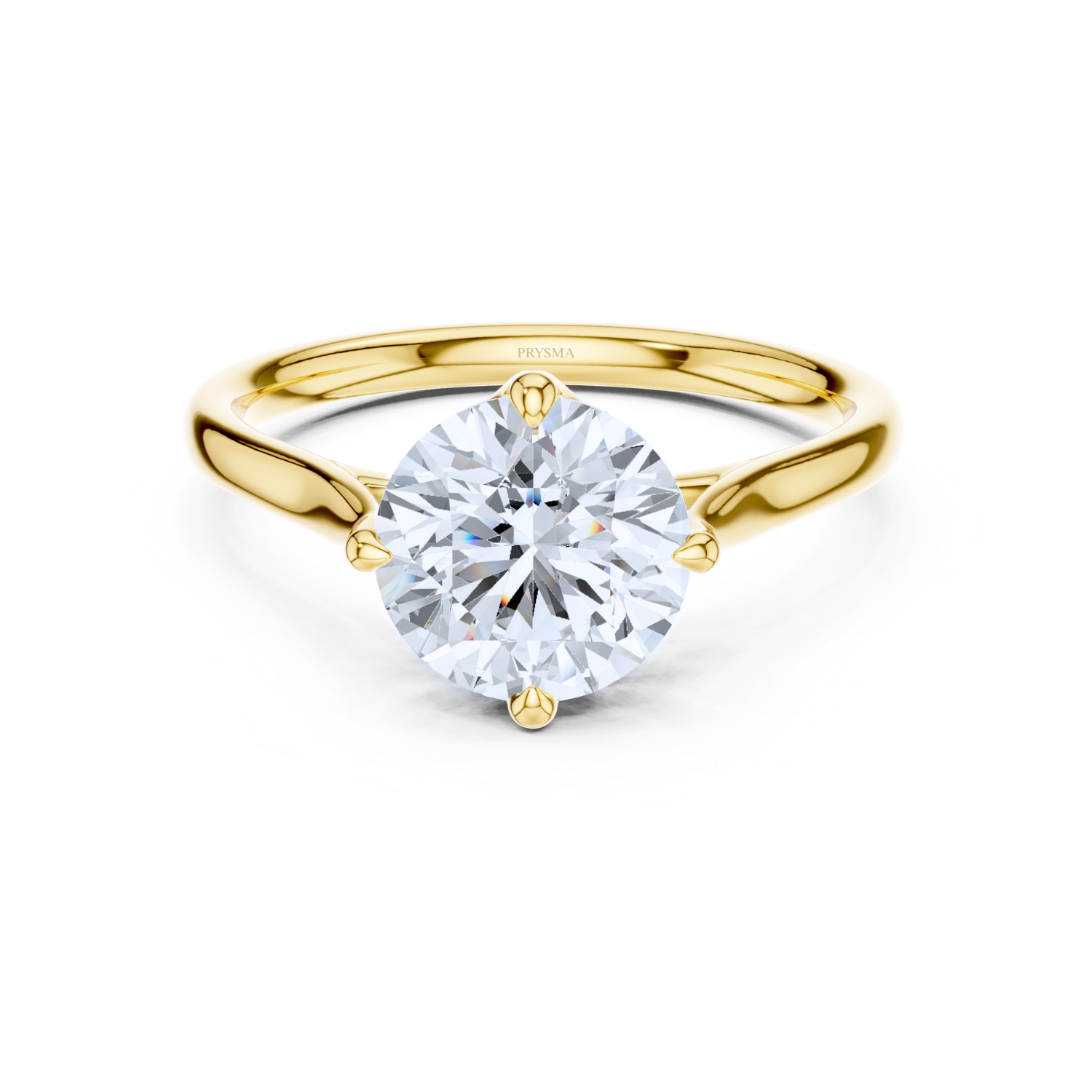 Petite Cathedral Solitaire Ring