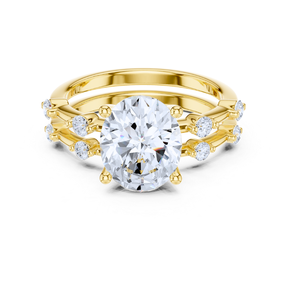 Solstice Double Band Halo Ring
