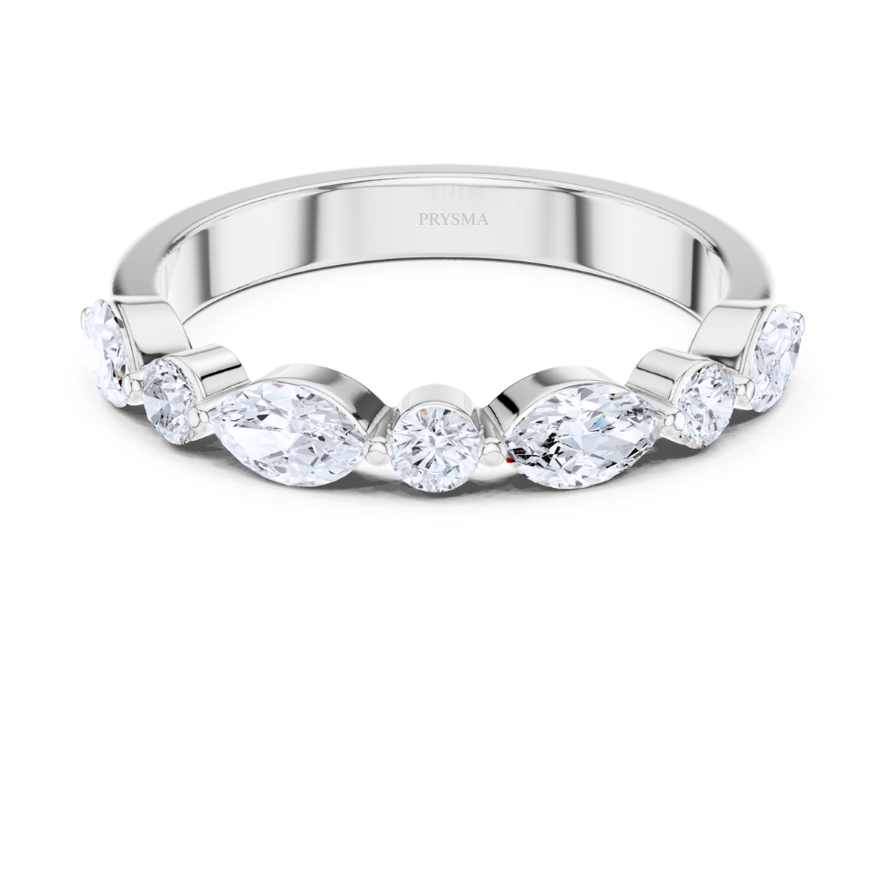 Aurora Marquise  & Round Diamond Ring