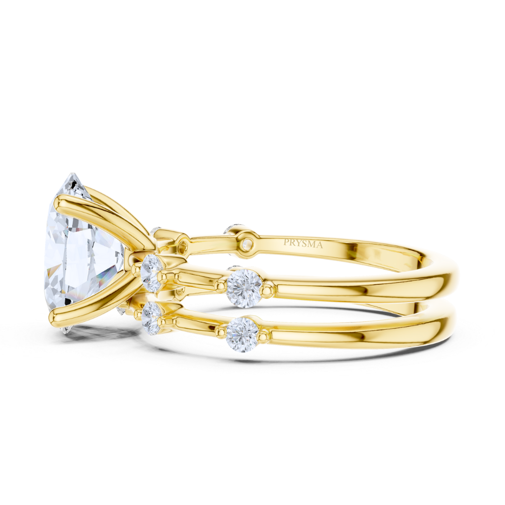 Solstice Double Band Halo Ring