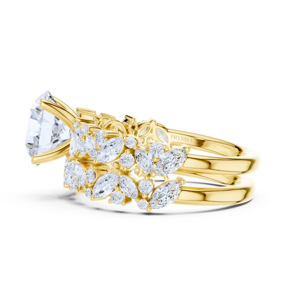 Regalia Marquise & Round Diamond Statement Ring