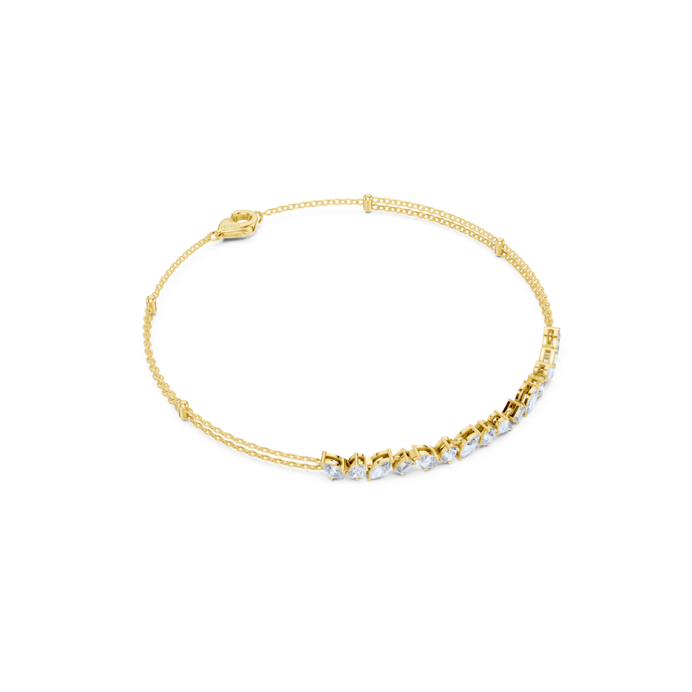 Radiant Harmony Mixed-Cut Bracelet