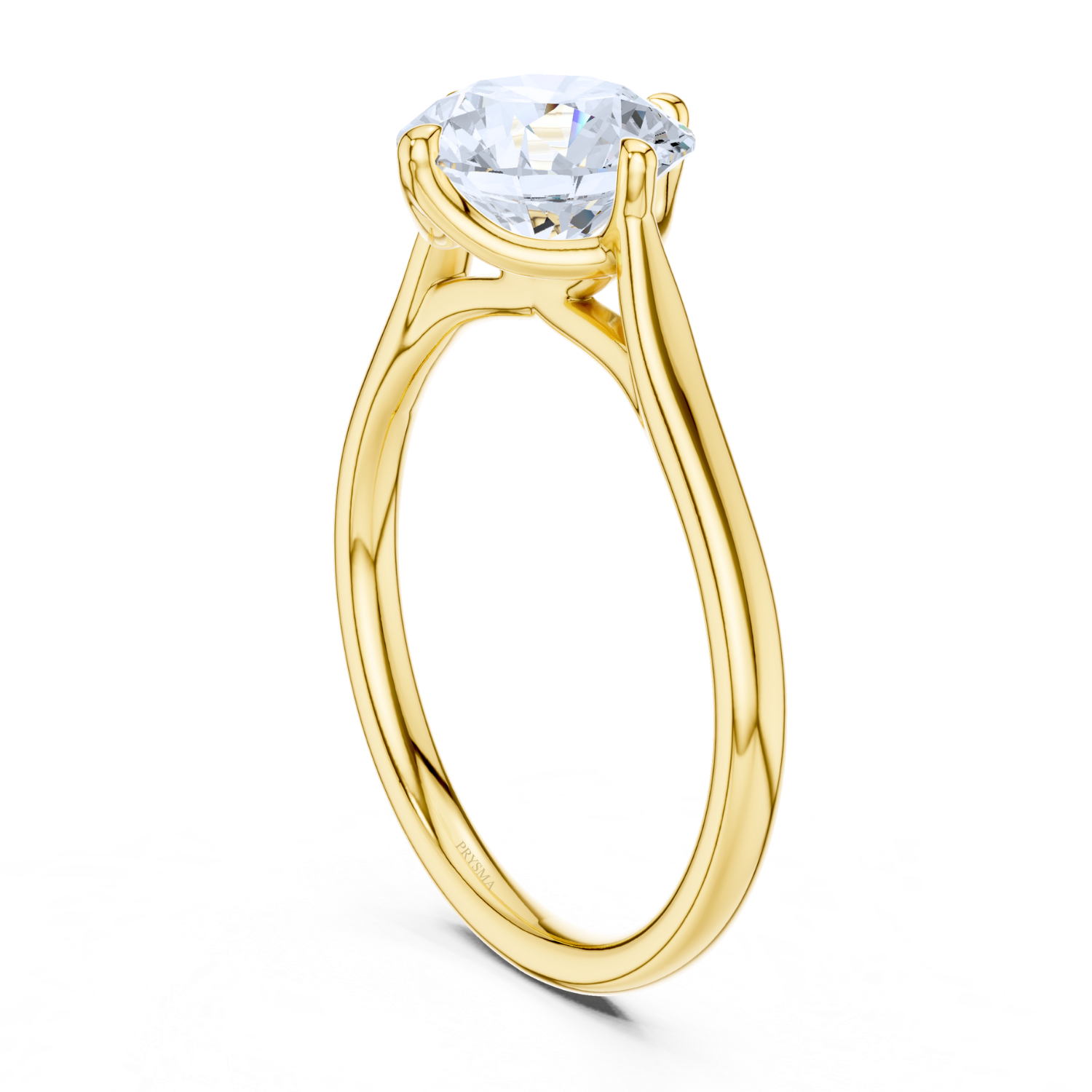 Petite Cathedral Solitaire Ring
