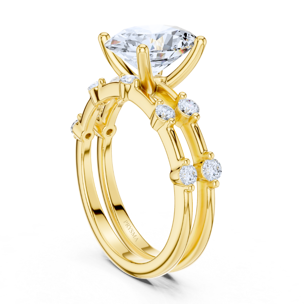 Solstice Double Band Halo Ring