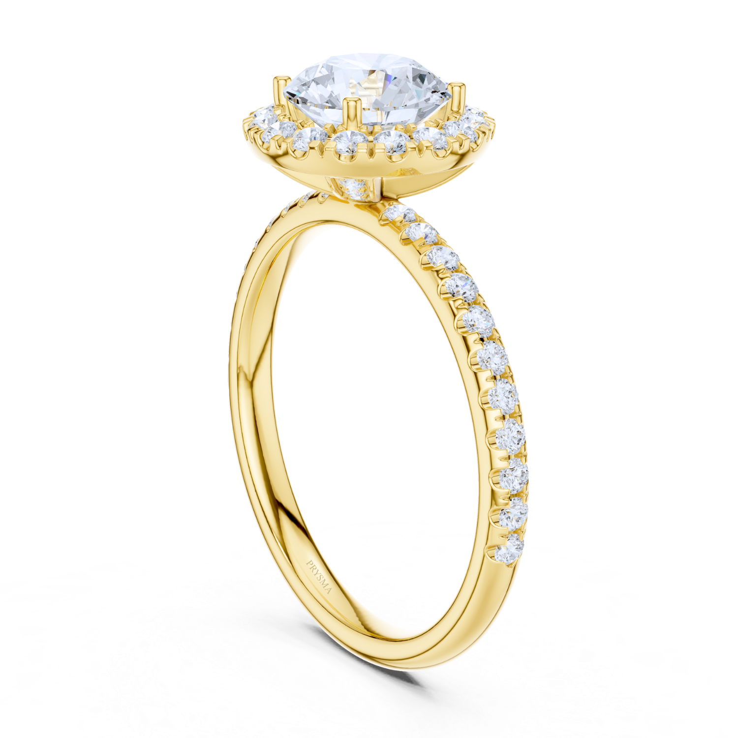 Luminelle Round Halo Ring