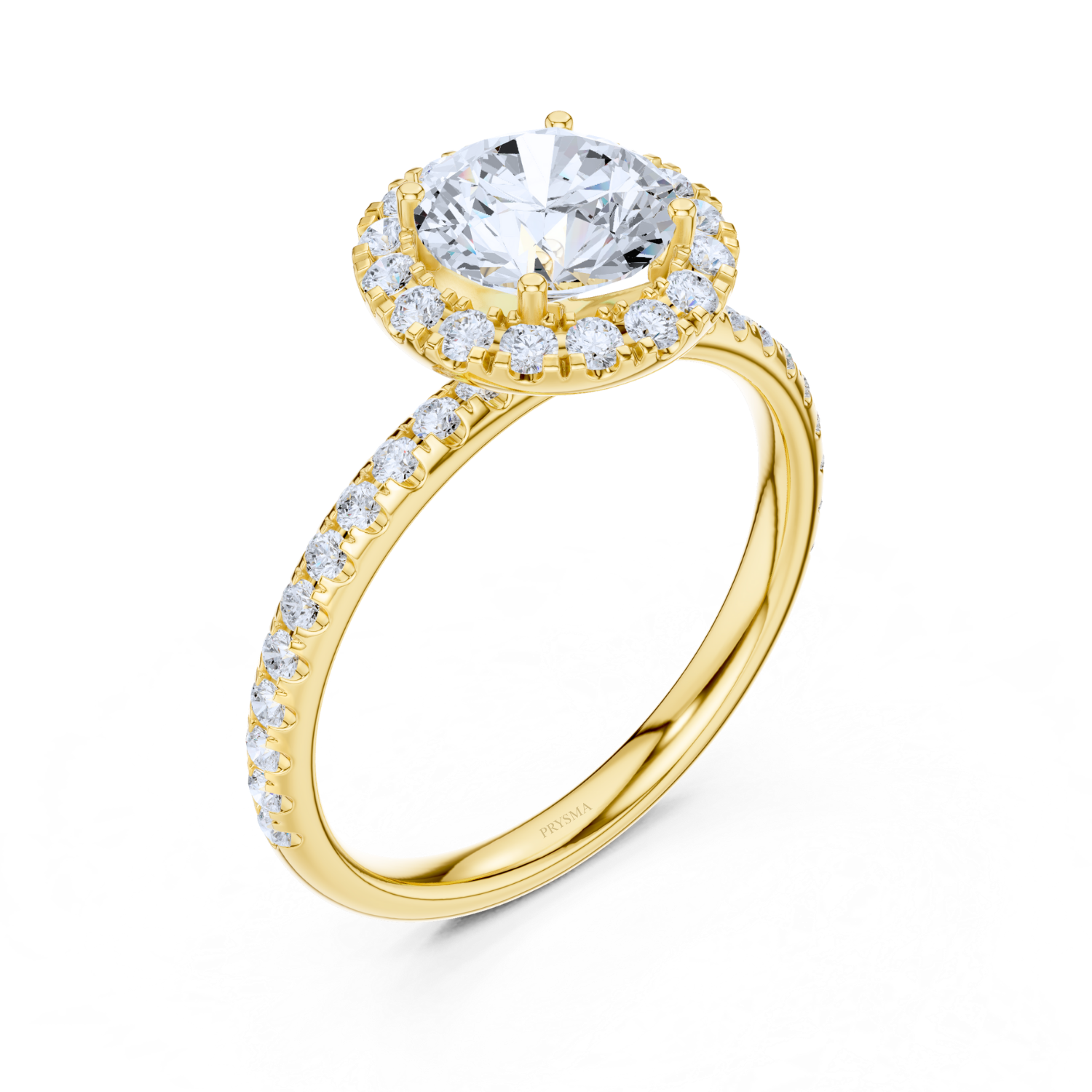 Luminelle Round Halo Ring
