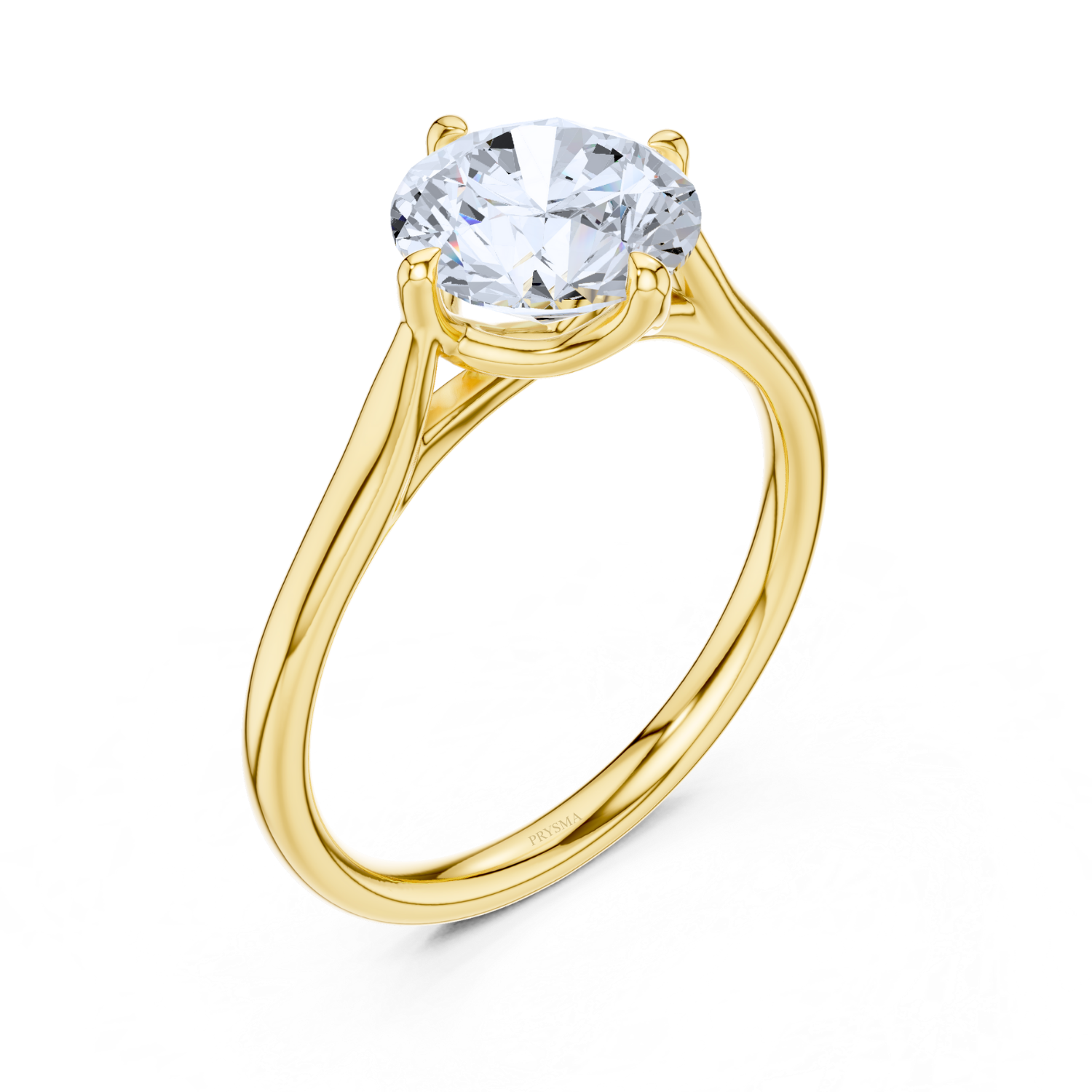 Petite Cathedral Solitaire Ring