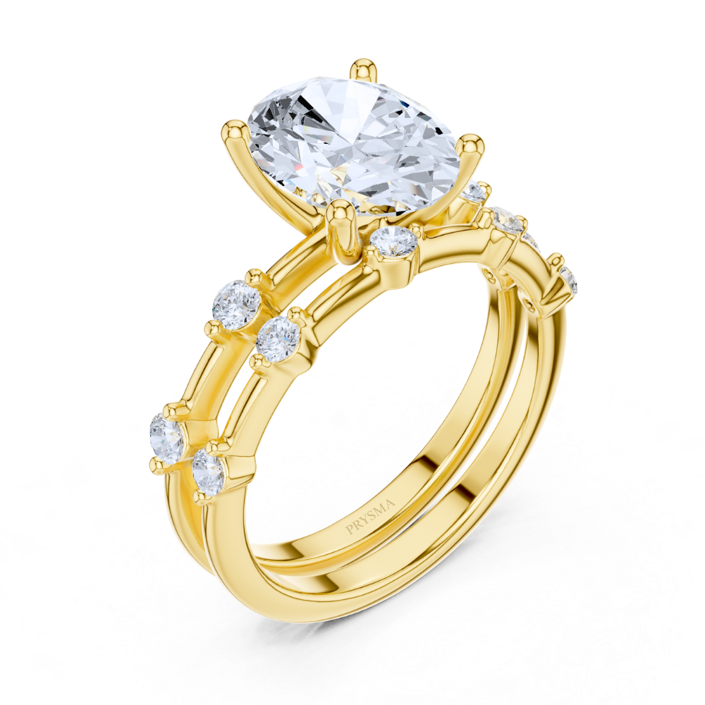 Solstice Double Band Halo Ring