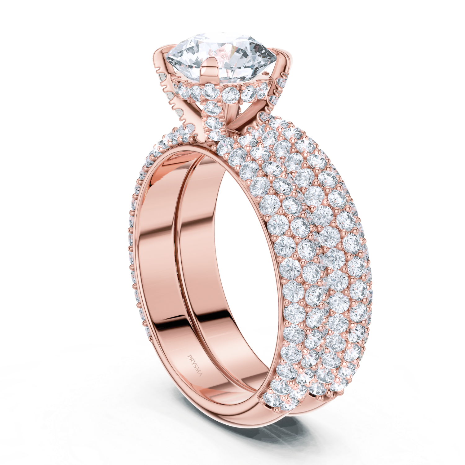 Round Center Stone 4 Prong Diamond