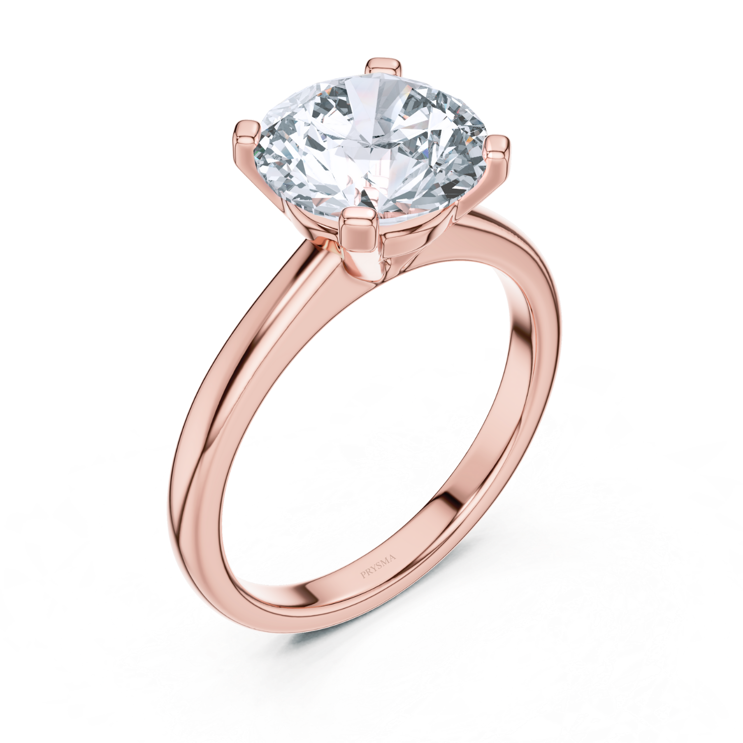 Aurora Solitaire Round Diamond Ring