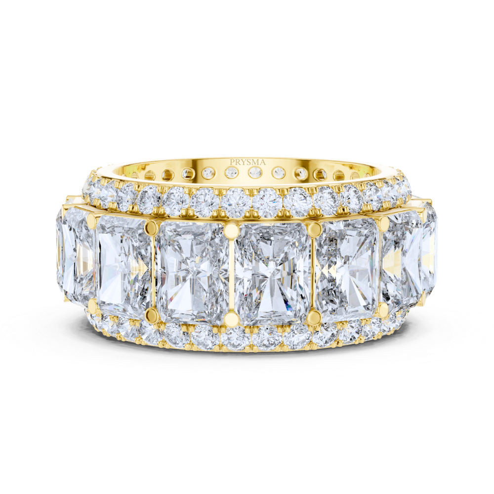 Grandeur Radiant Duo Ring