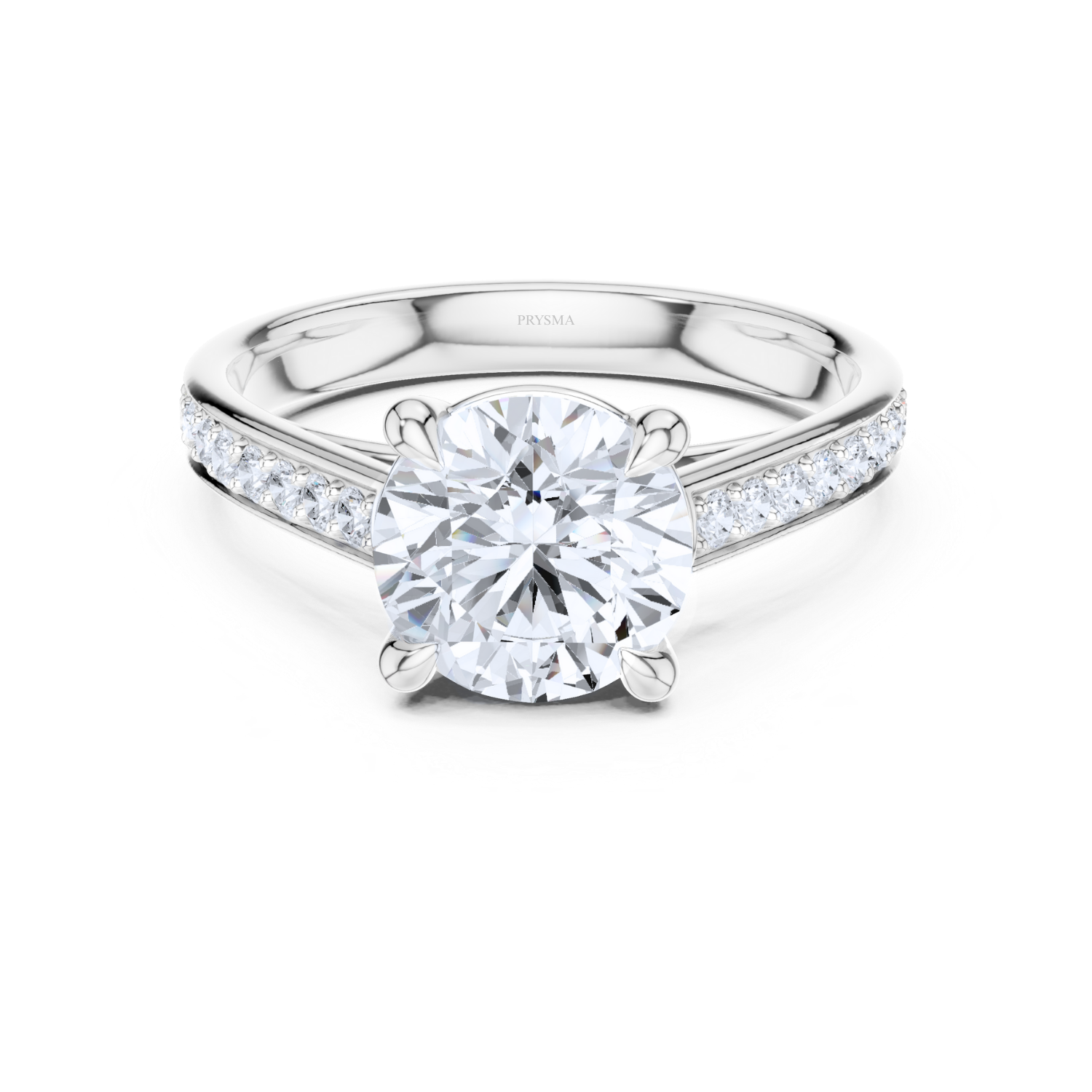 Pave-Set Diamond Ring