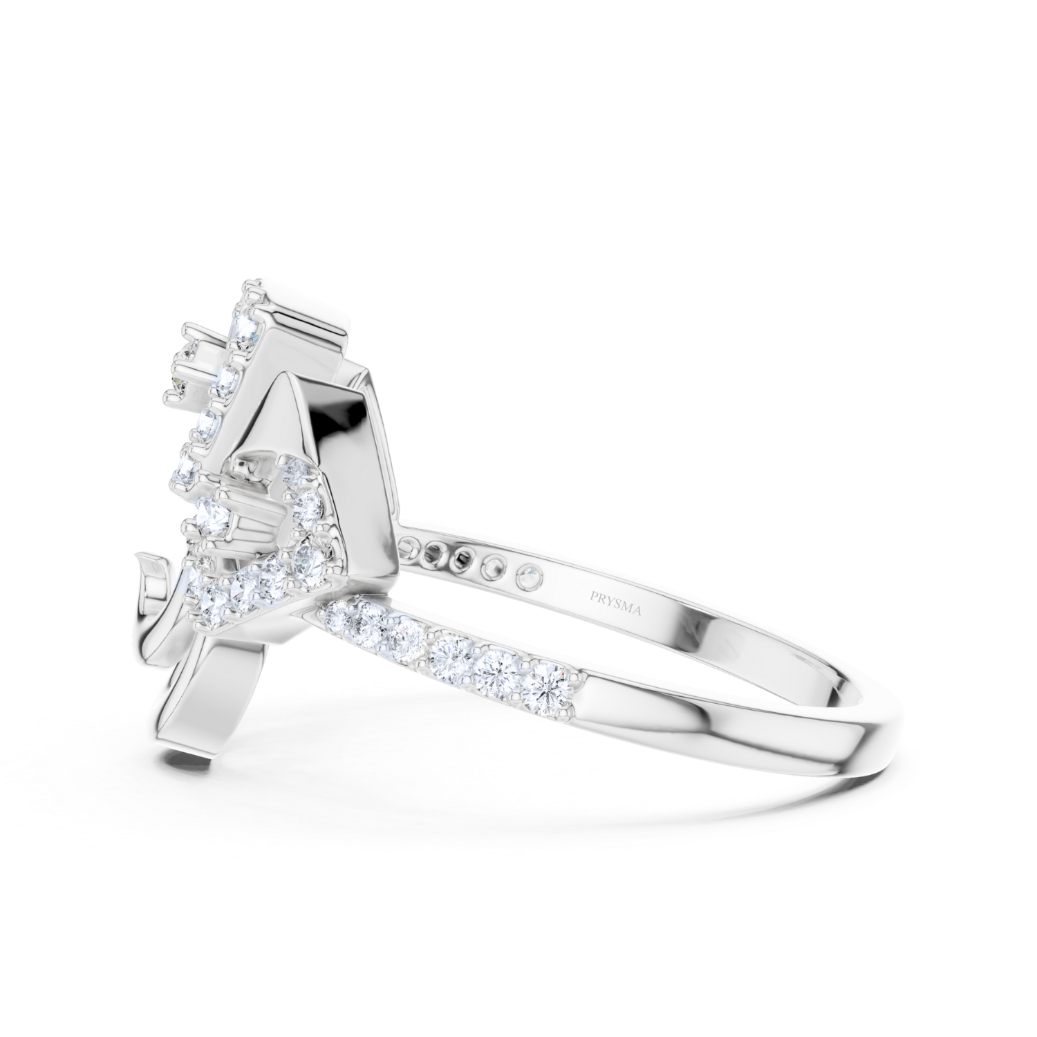 Twin Bloom Diamond Ring