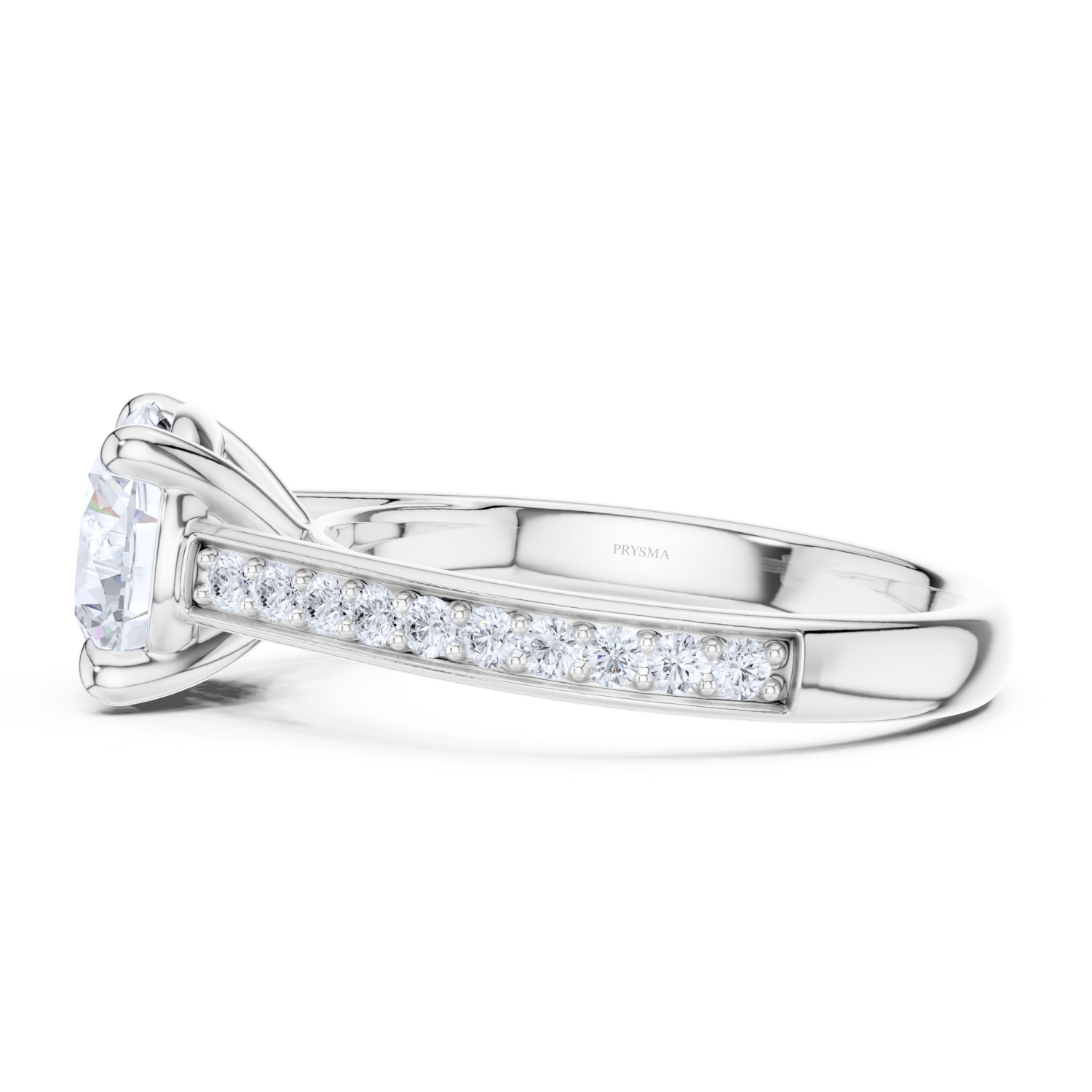 Pave-Set Diamond Ring