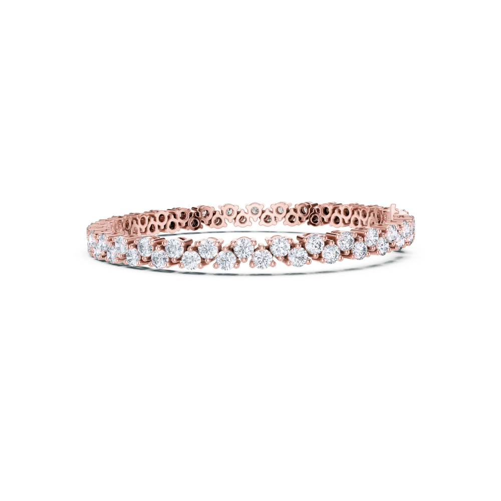 Aurora Dual-Row Diamond Tennis Bracelet
