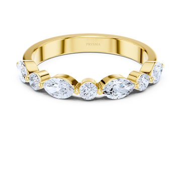 Aurora Marquise  & Round Diamond Ring