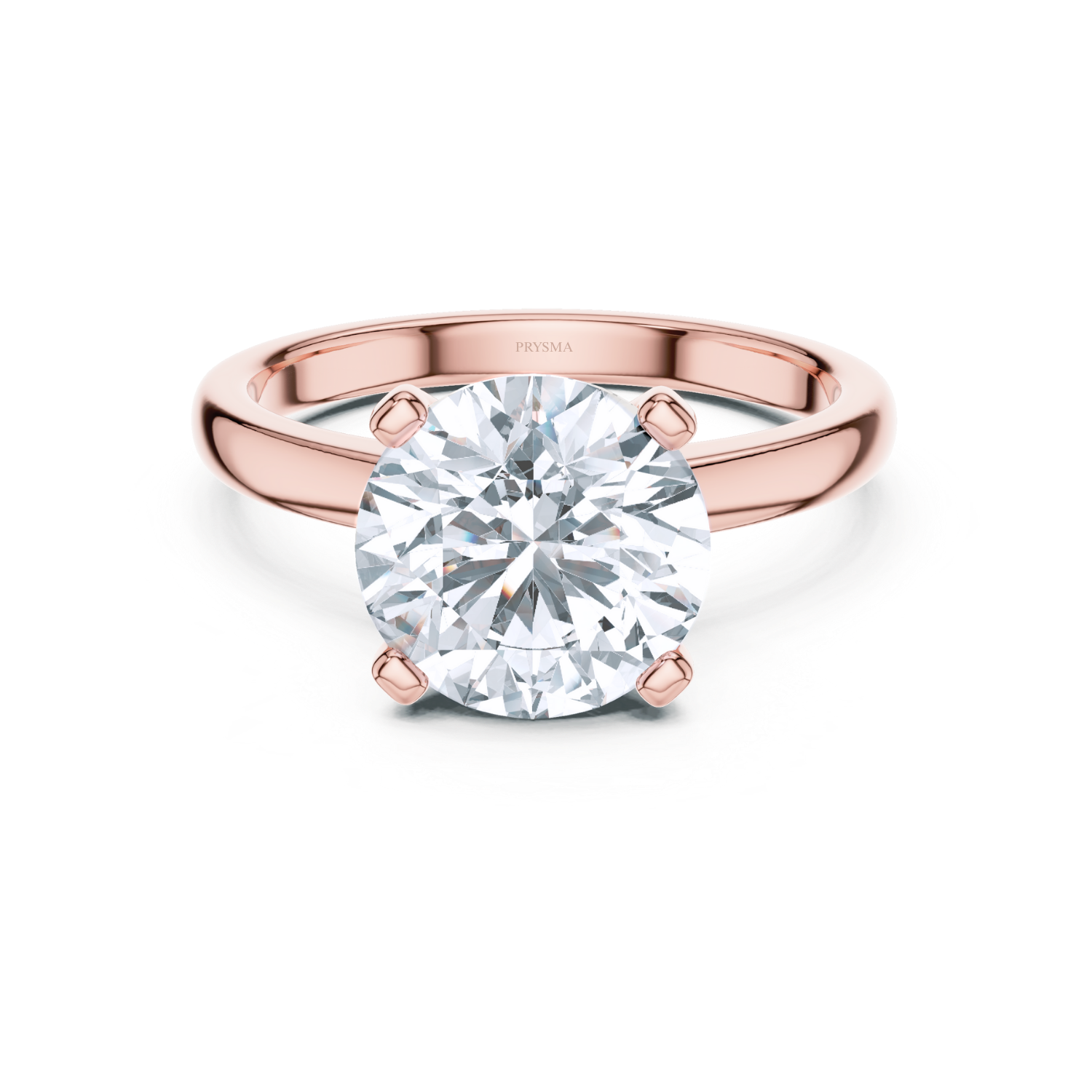 Aurora Solitaire Round Diamond Ring