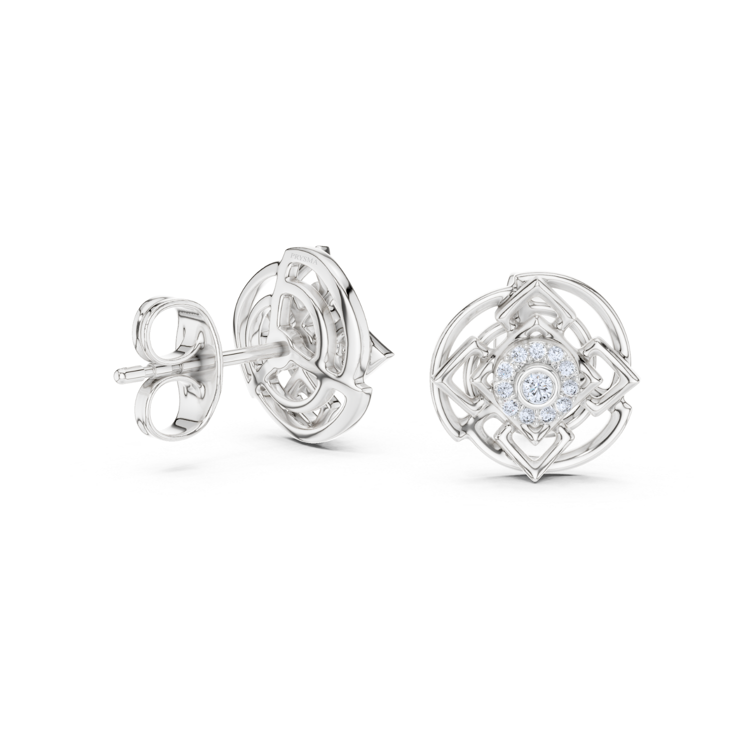 Elestial Harmony Diamond Earrings