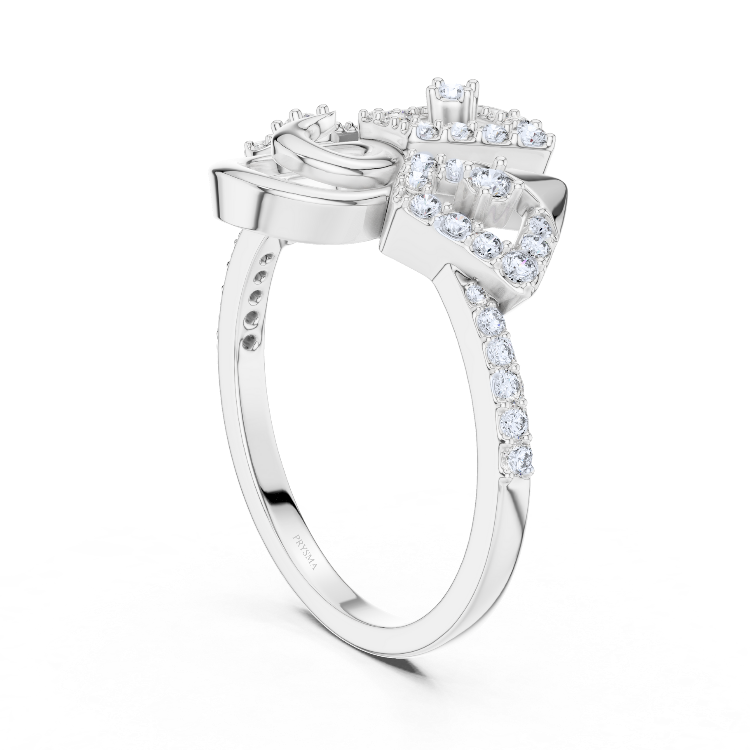 Twin Bloom Diamond Ring