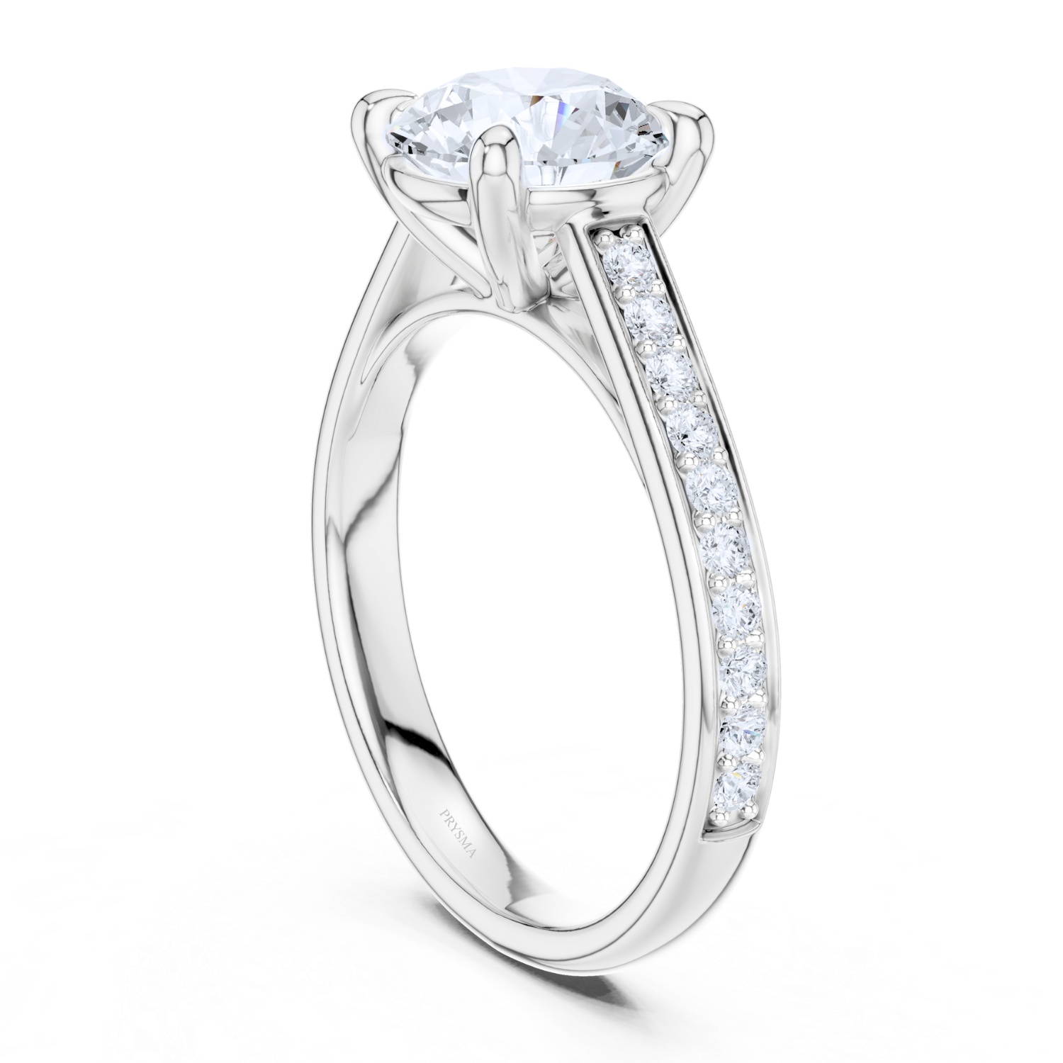 Pave-Set Diamond Ring