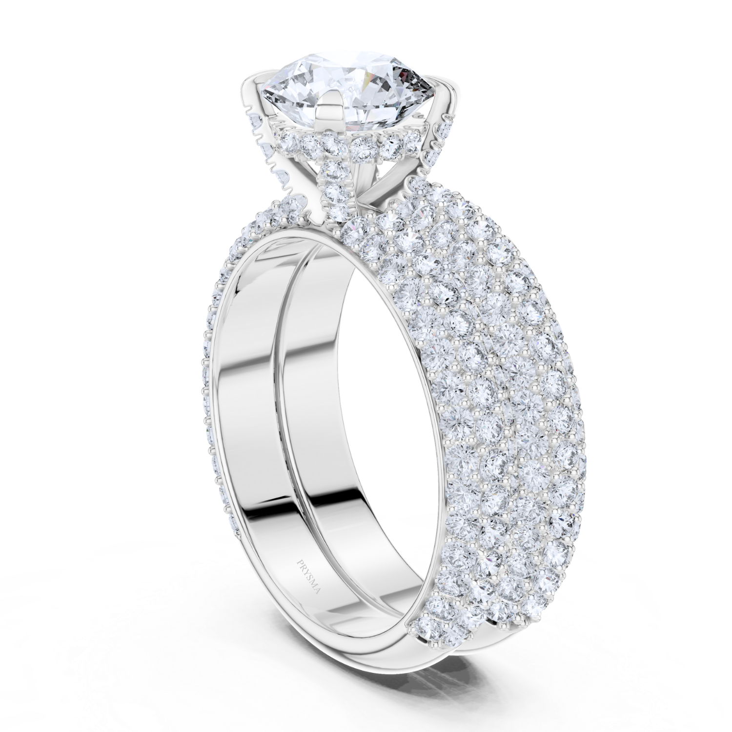 Round Center Stone 4 Prong Diamond