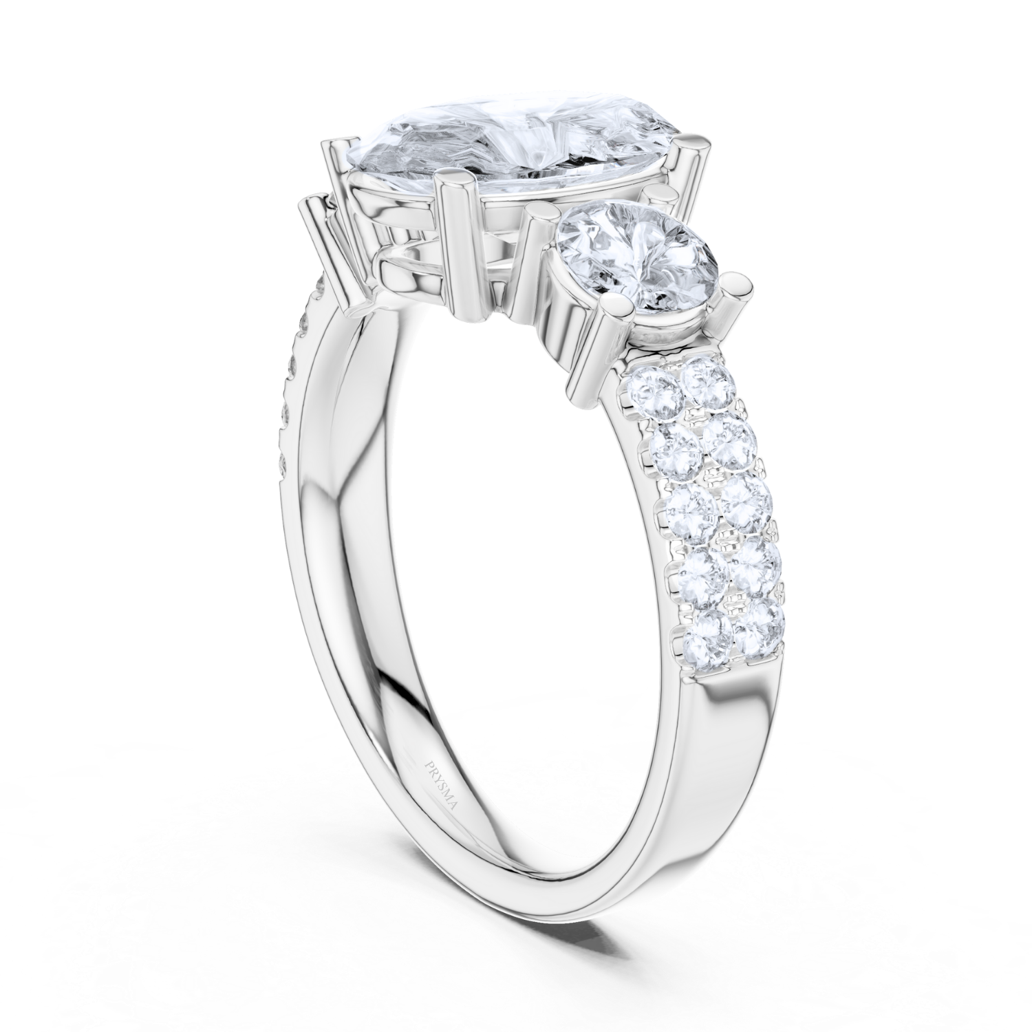 Glimmer Glow Trio Diamond Ring