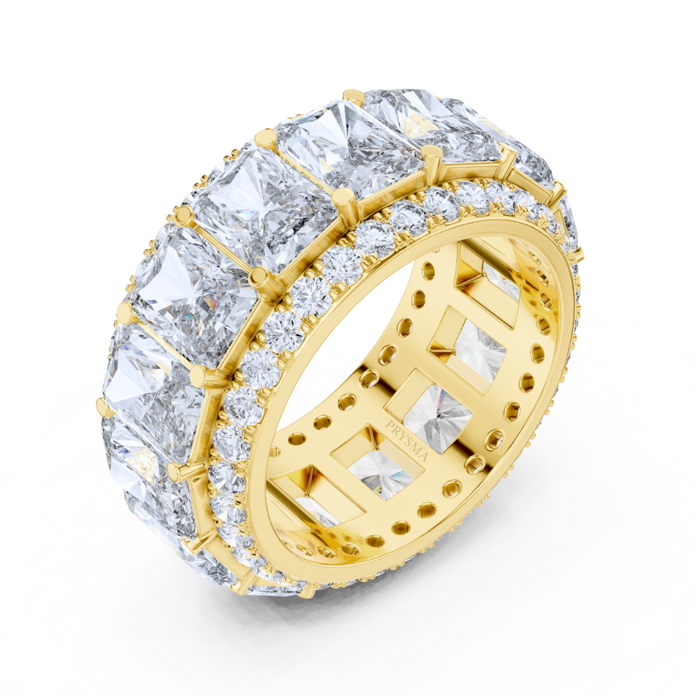 Grandeur Radiant Duo Ring