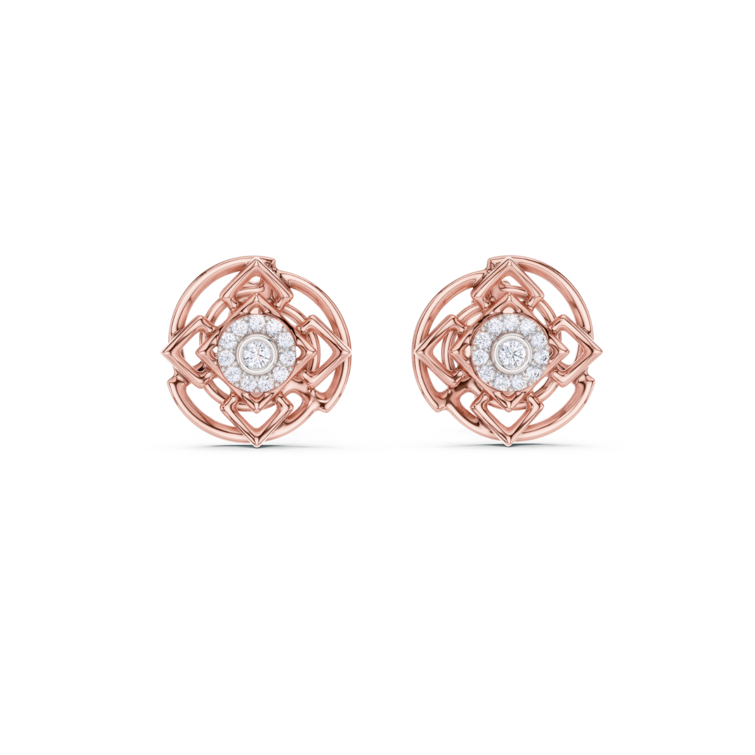 Elestial Harmony Diamond Earrings