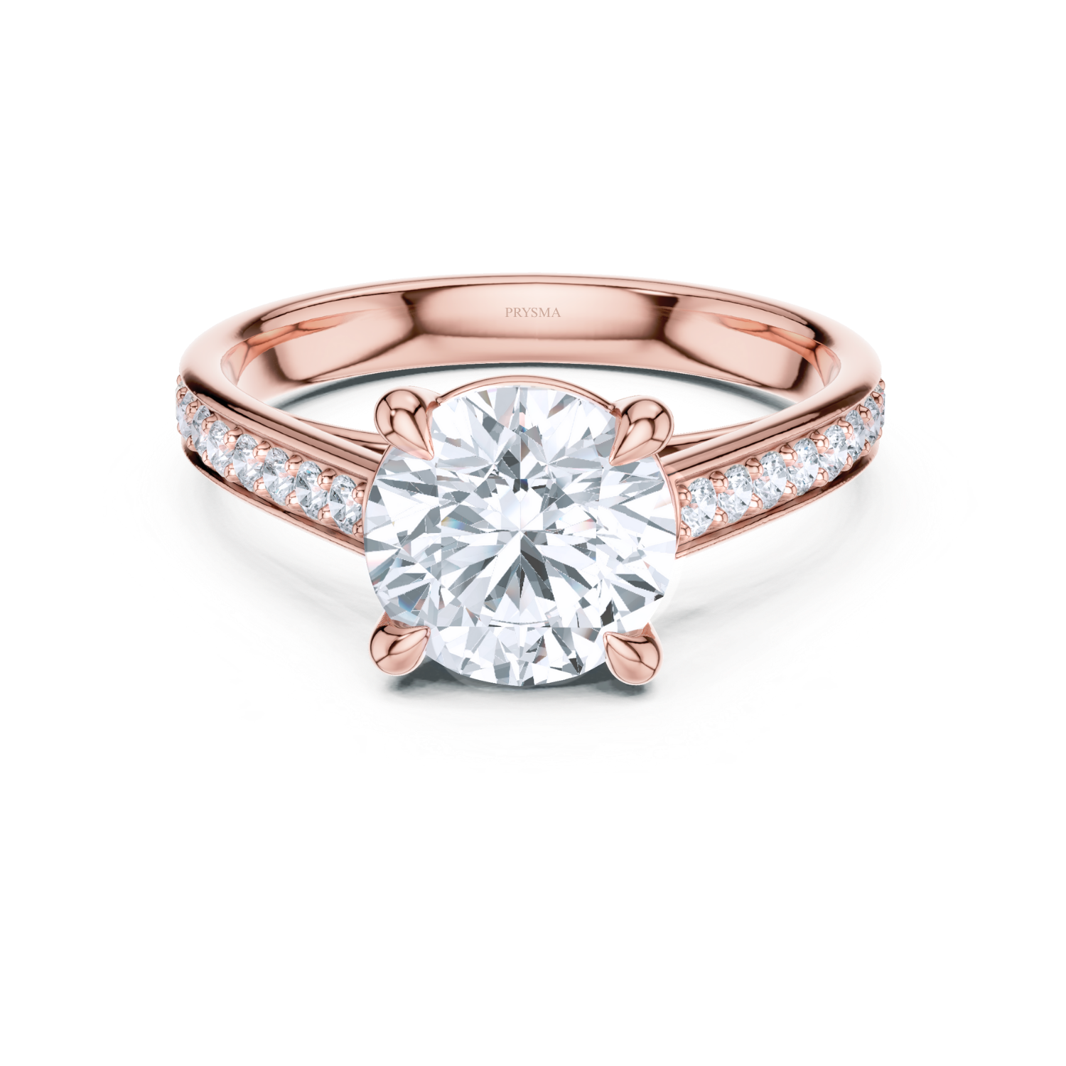 Pave-Set Diamond Ring