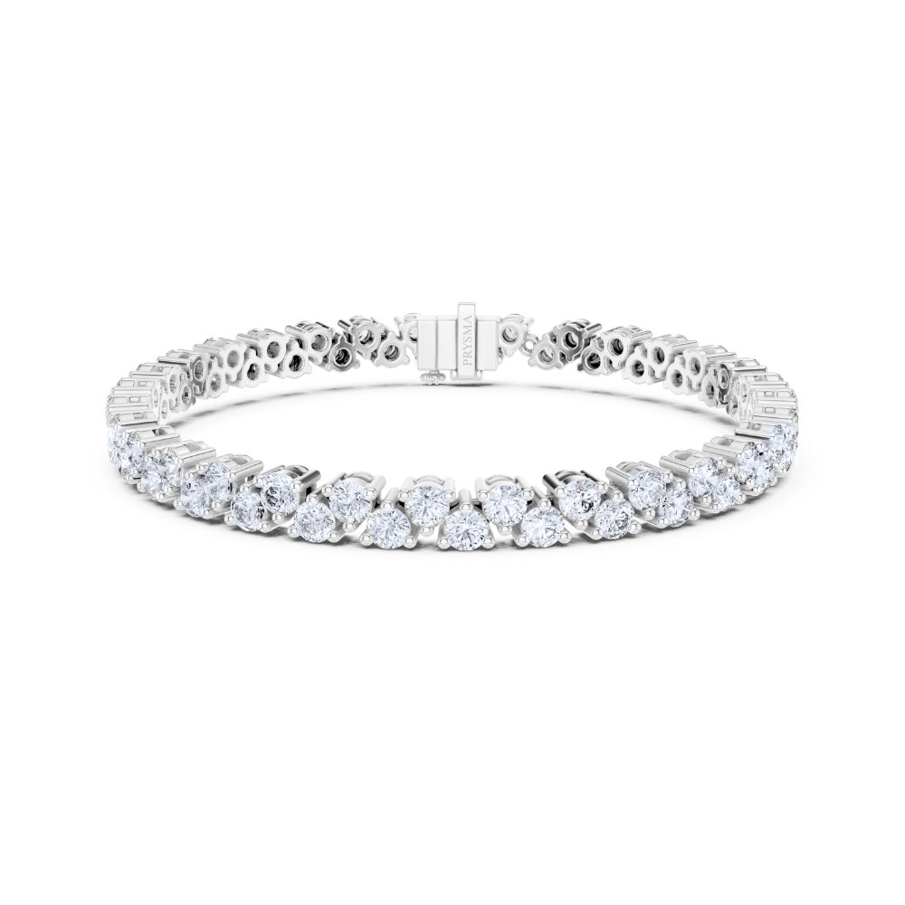 Aurora Dual-Row Diamond Tennis Bracelet
