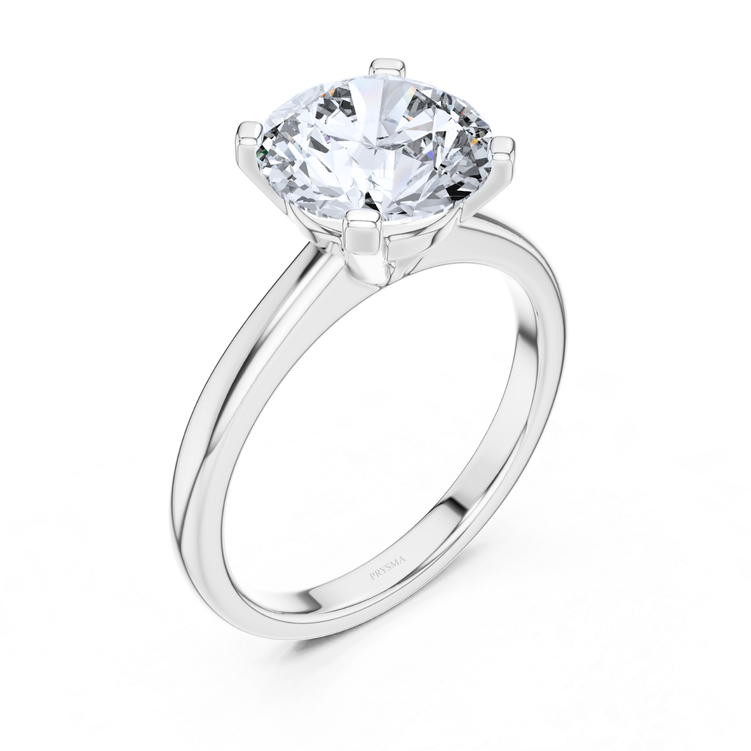 Aurora Solitaire Round Diamond Ring