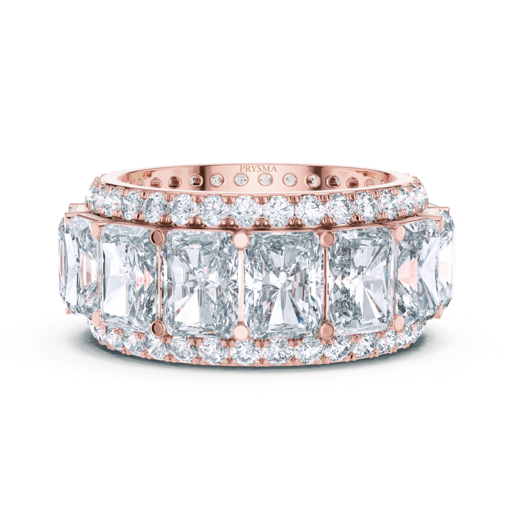 Grandeur Radiant Duo Ring