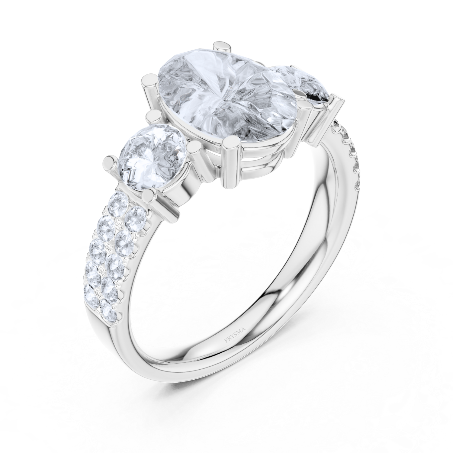 Glimmer Glow Trio Diamond Ring
