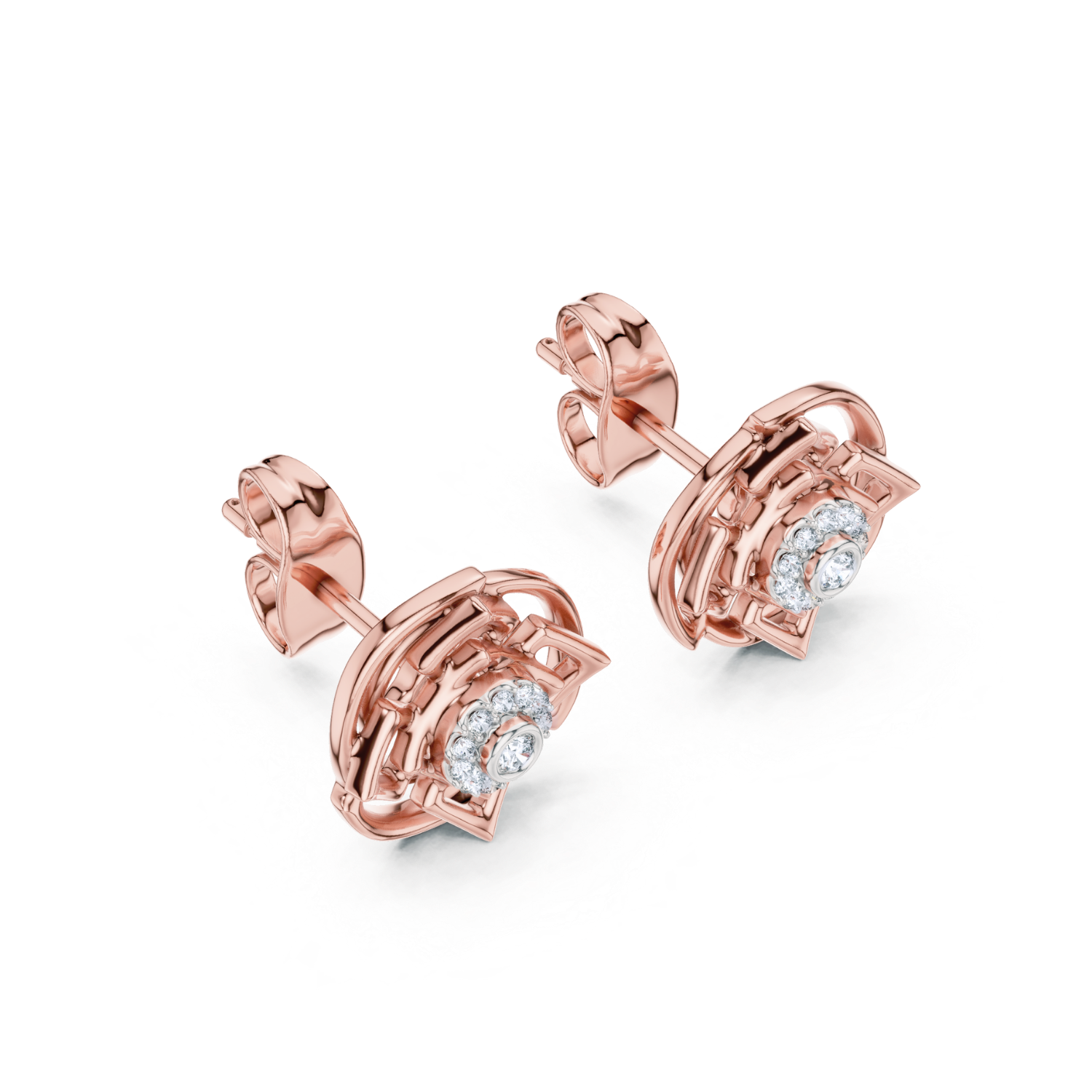 Elestial Harmony Diamond Earrings