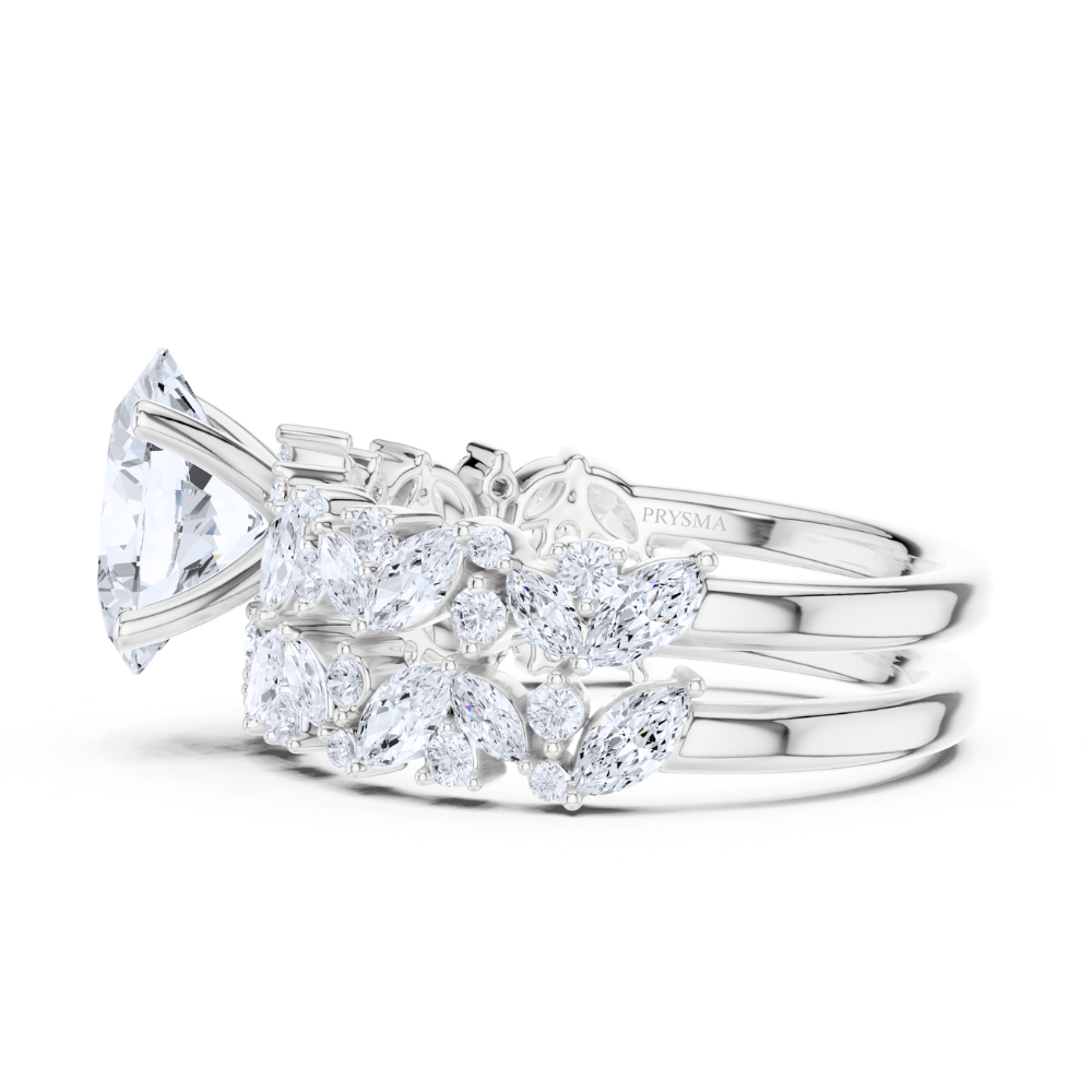 Aurora Marquise & Round Diamond Statement Ring