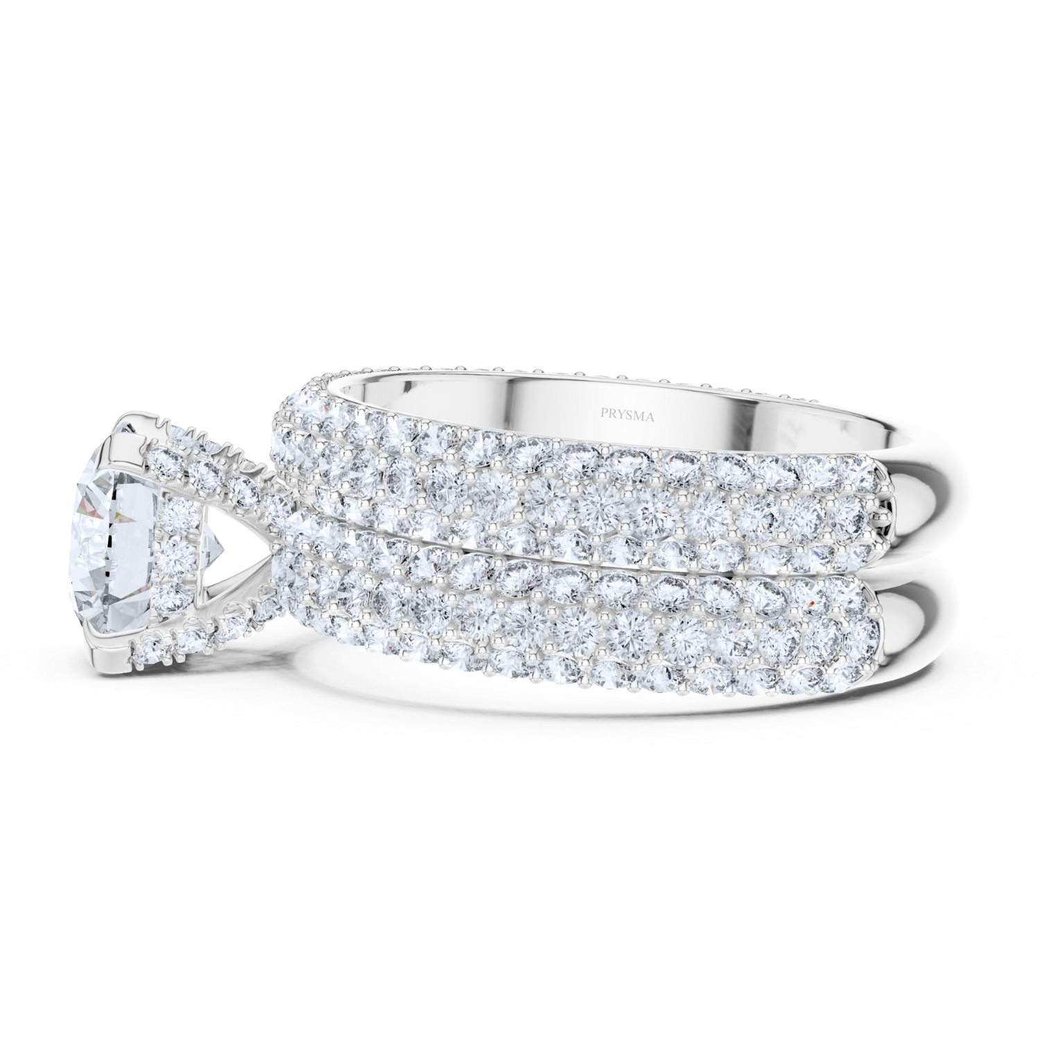 Round Center Stone 4 Prong Diamond