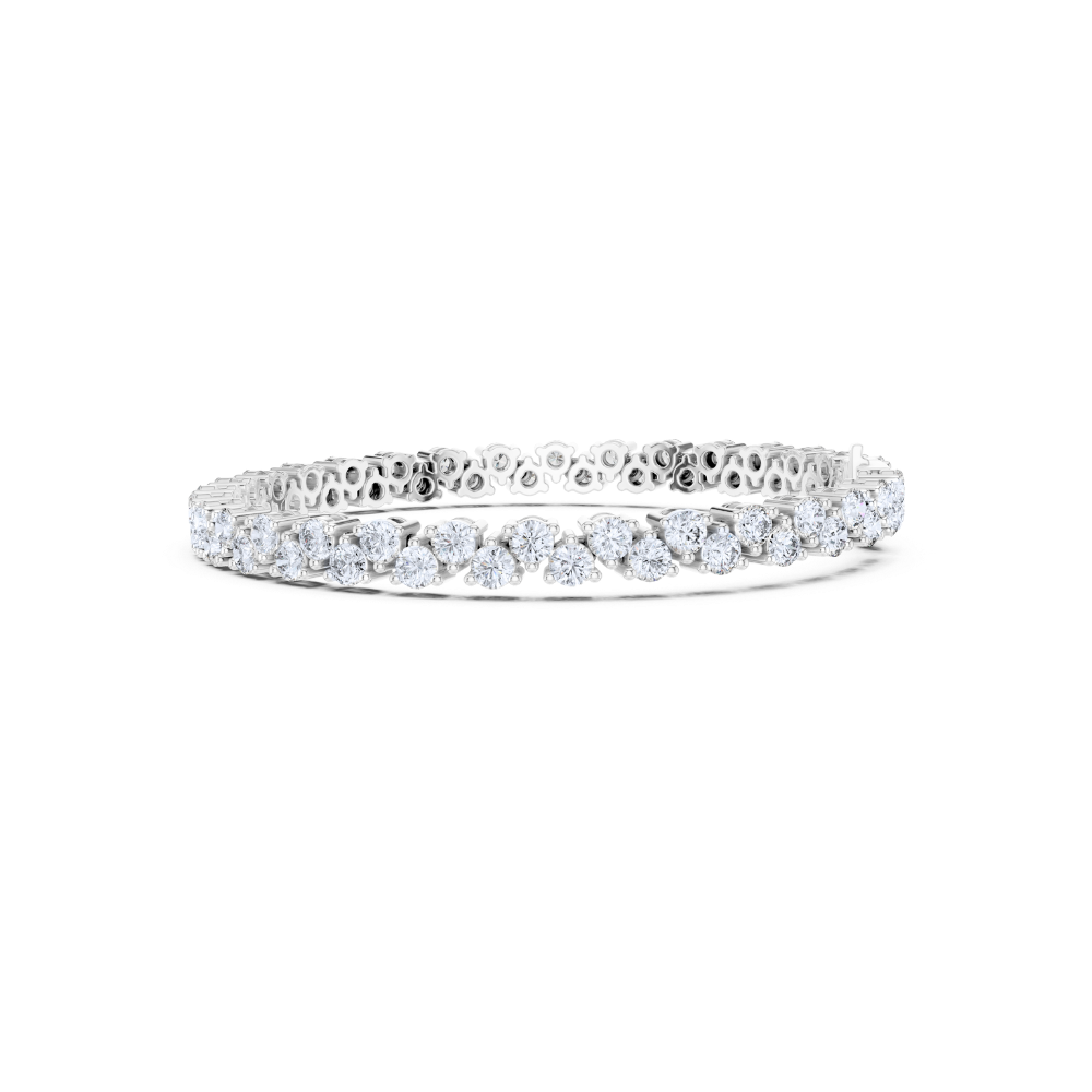 Aurora Dual-Row Diamond Tennis Bracelet