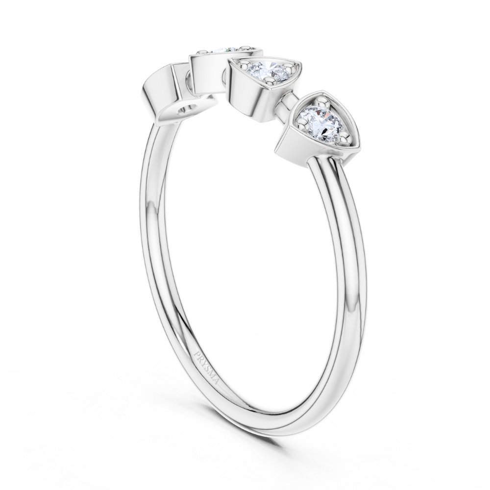 Trinity Gleam Diamond Ring