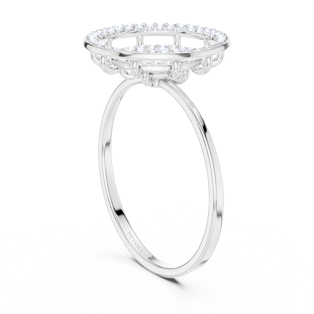 Celestial Halo Diamond Ring