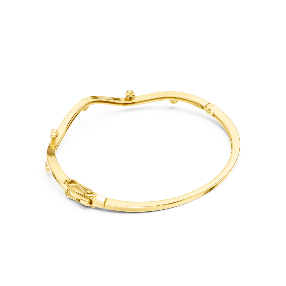 Ondessa Diamond Wave Bracelet