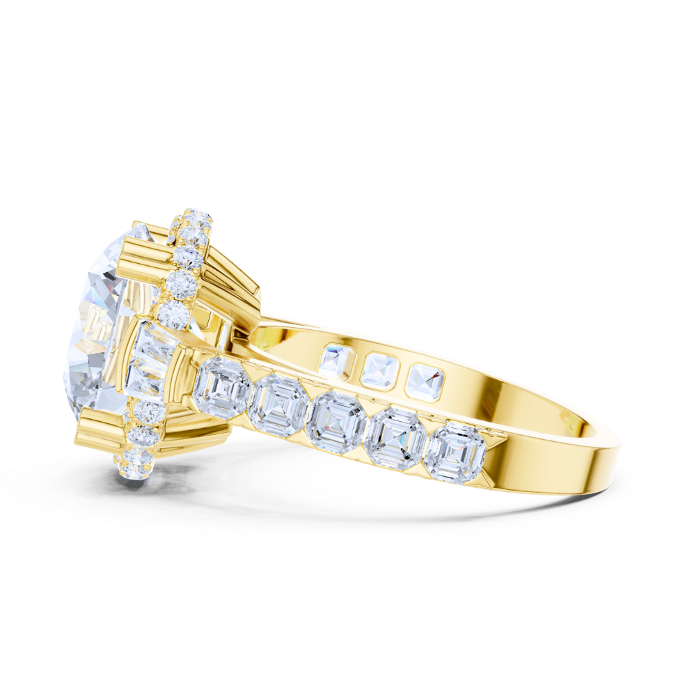 Grandeur Halo Diamond Ring