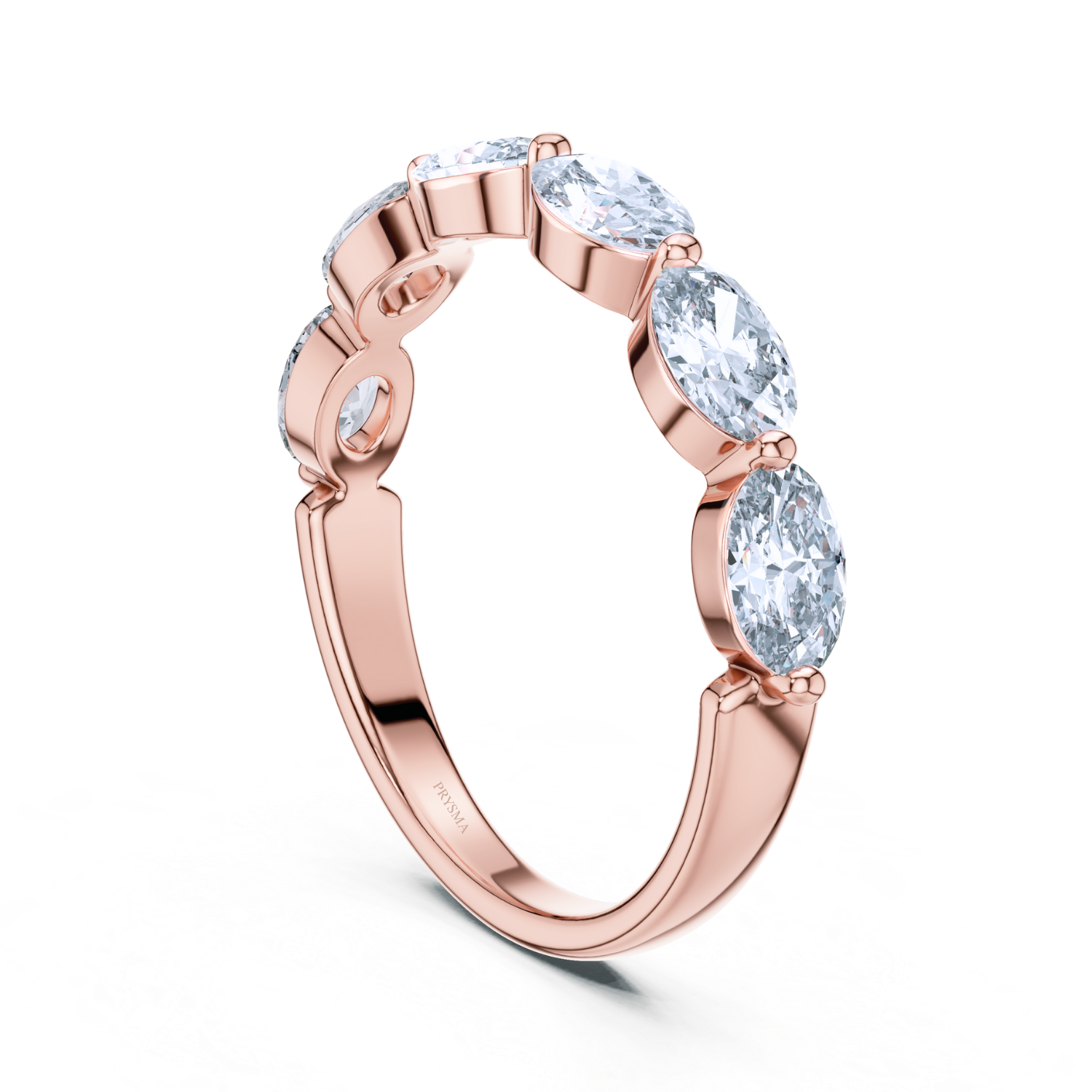 Oval Elegance Diamond Eternity Band